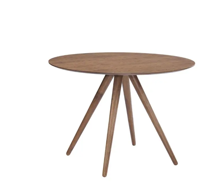 MESA JANTAR RIVATTI SUECIA NOGUEIRA 1.07MT(BL)