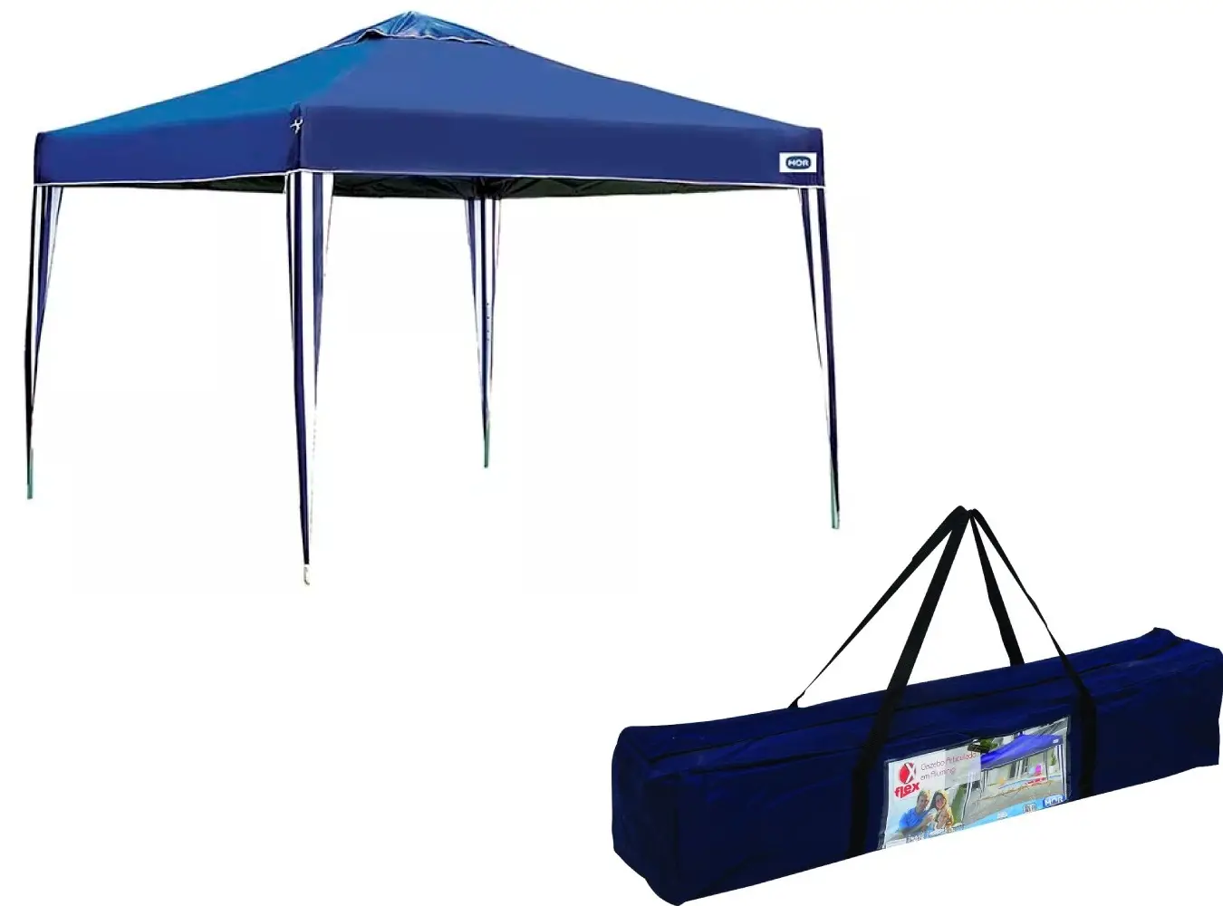 GAZEBO MOR 3MX3M 3531 X-FLEX AZUL