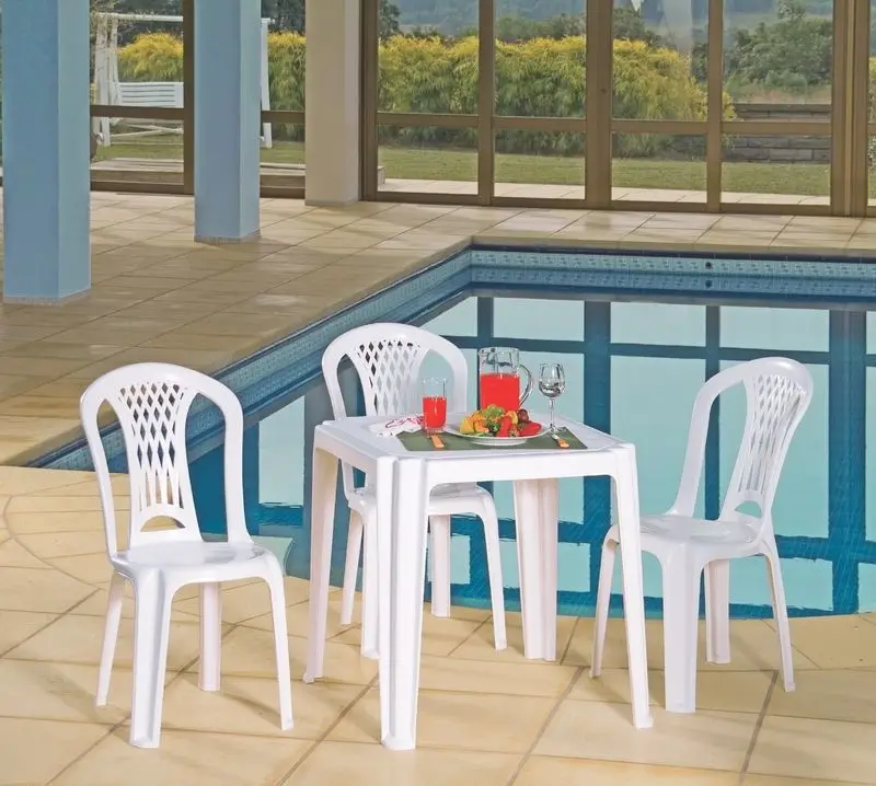 CADEIRA TRAMONTINA PLASTICA 92014/010 LAGUNA ECONOMY BRANCA 3