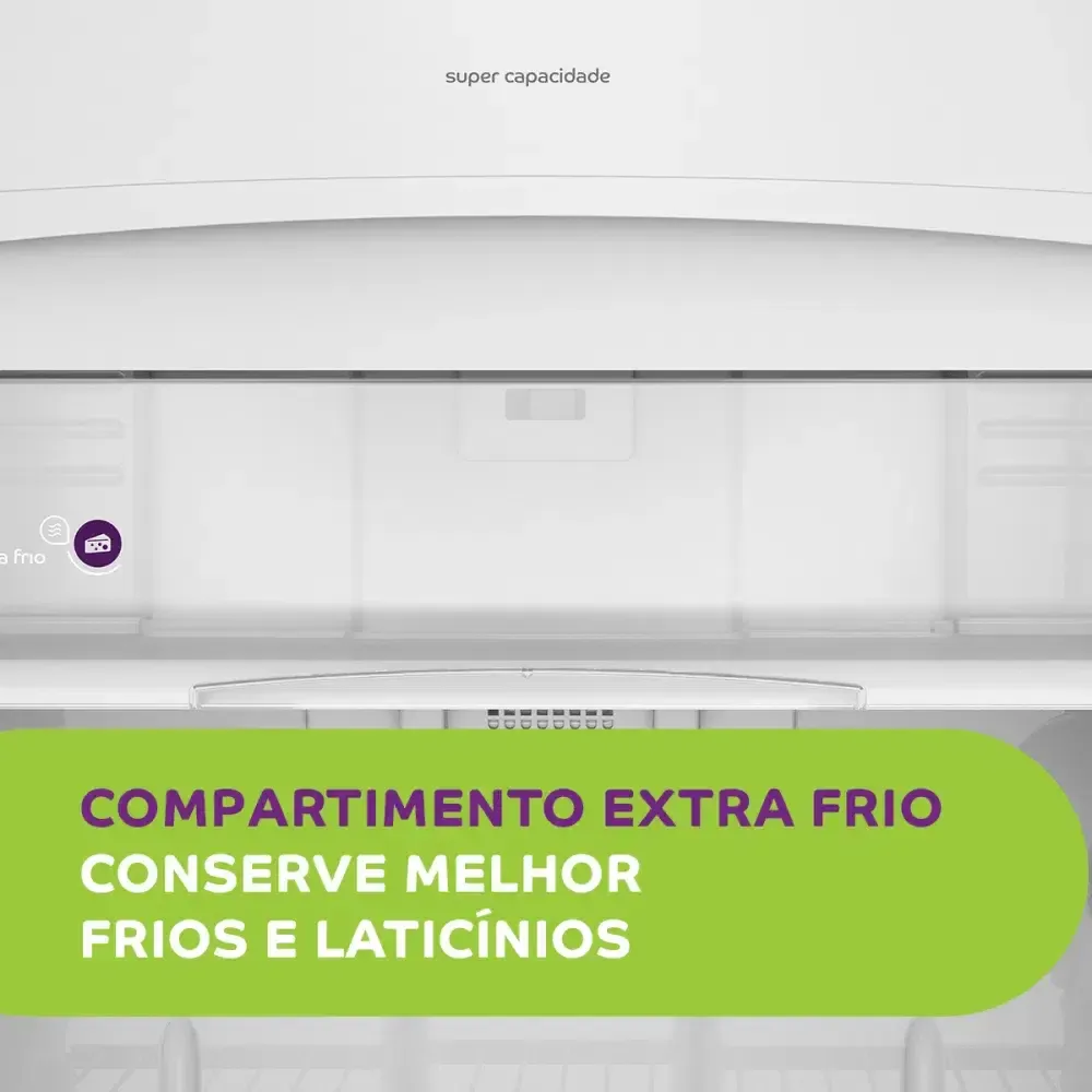 REFRIGERADOR CONSUL CRB39AKBNA 342LT FROST FREE PLATINUM 220V 9