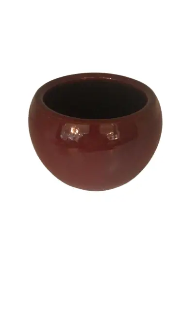 CACHEPOT UNIQUE COCO VERMELHO GRENA PEQ