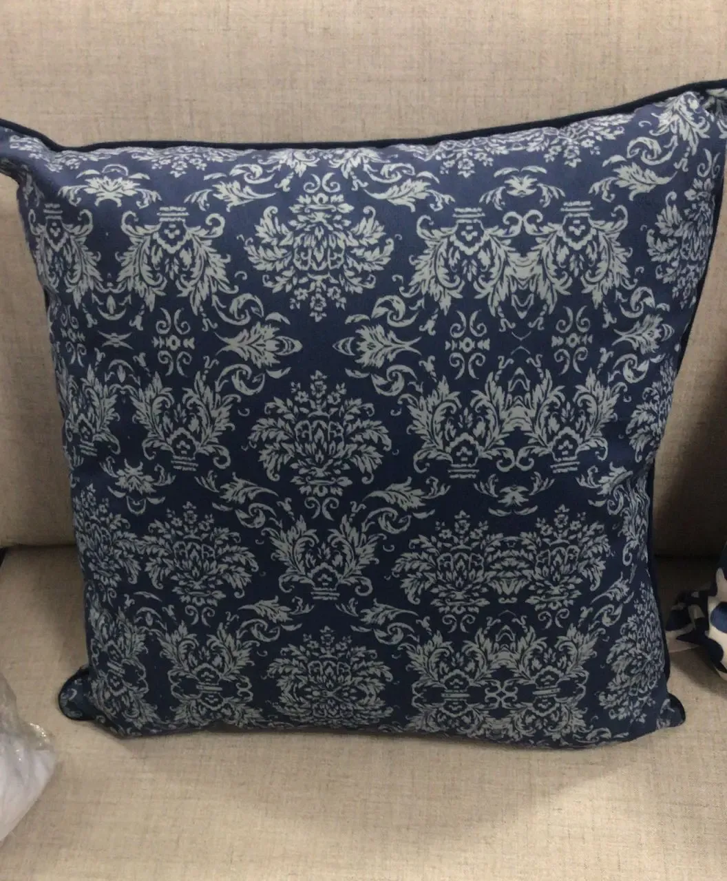 ALMOFADA UNIQUE NATURE SHINE BLUE