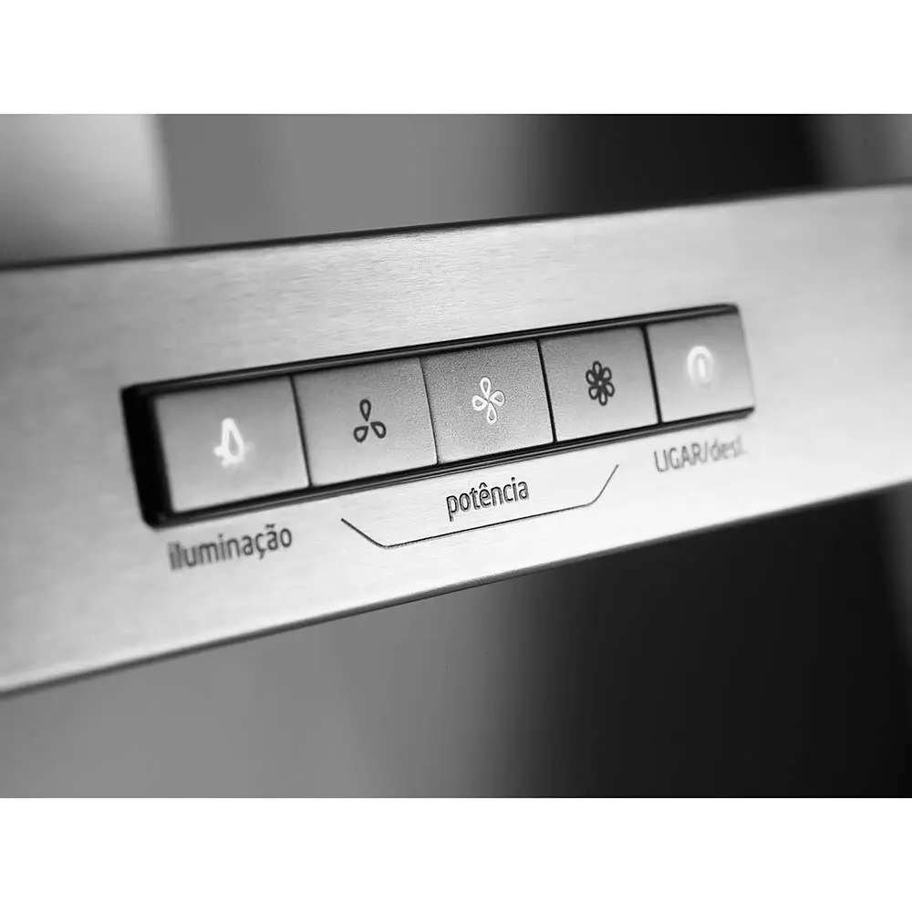 COIFA PAREDE MIDEA 60CM RYA62 DESEA INOX 220V 6