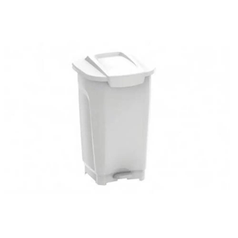 LIXEIRA PLASTICA TRAMONTINA 92813/010 T-FORCE 50L BRANCA 4