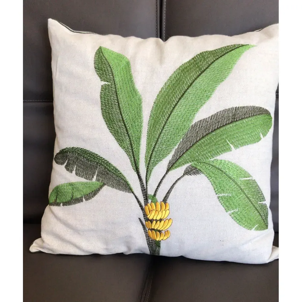 ALMOFADA ANGELA MASSONI A-277 COQUEIRO NO LINHO