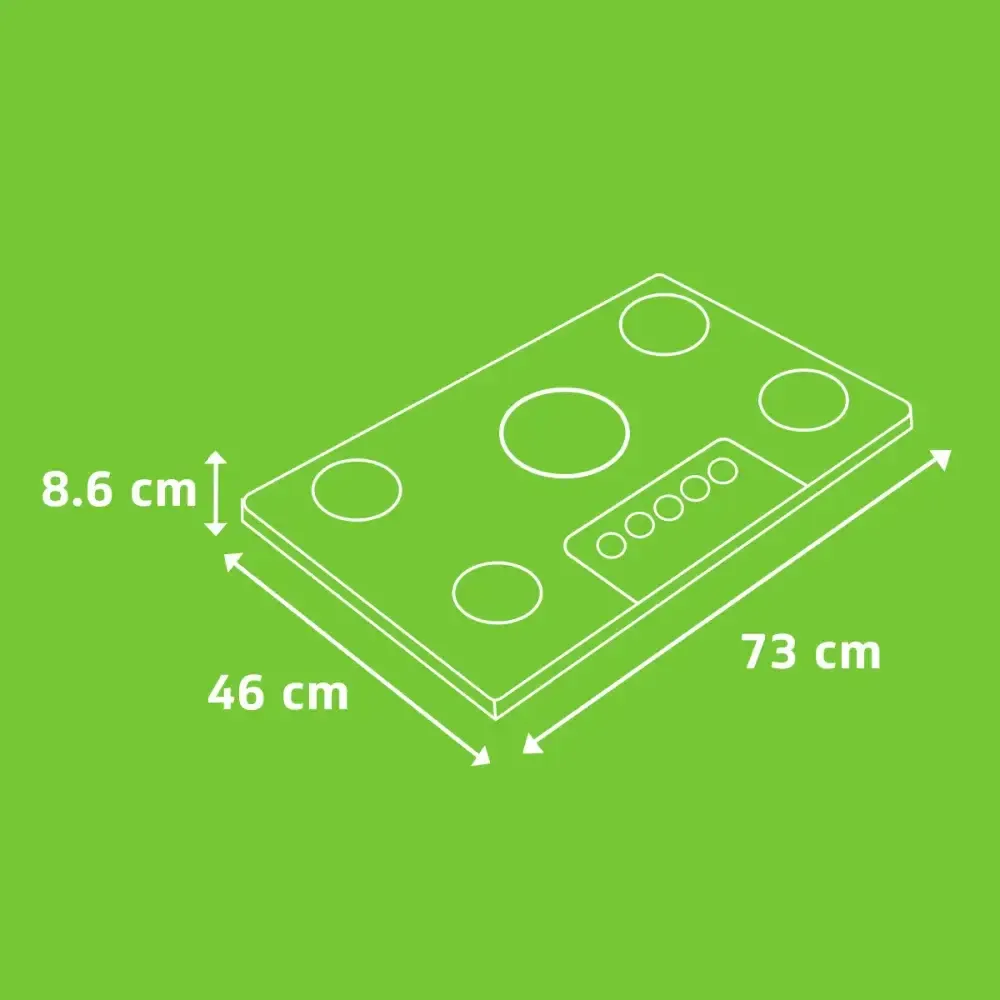 FOGAO MESA 5B CONSUL CD075AEUNA VD PRETO BIVOLT 5