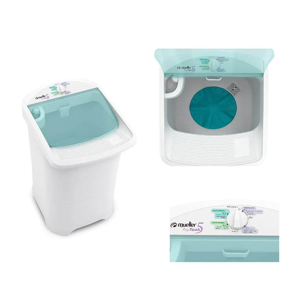 LAVADORA MUELLER POPTANK 5KG BRANCA 600005012 220V