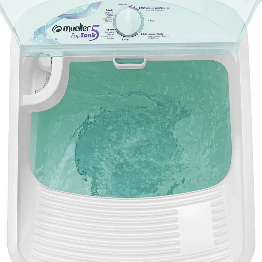 LAVADORA MUELLER POPTANK 5KG BRANCA 600005012 220V 3