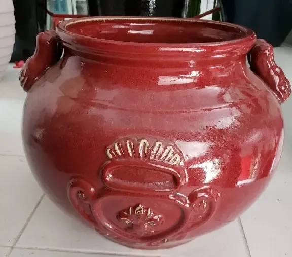 VASO VASO E COR  VERMELHO