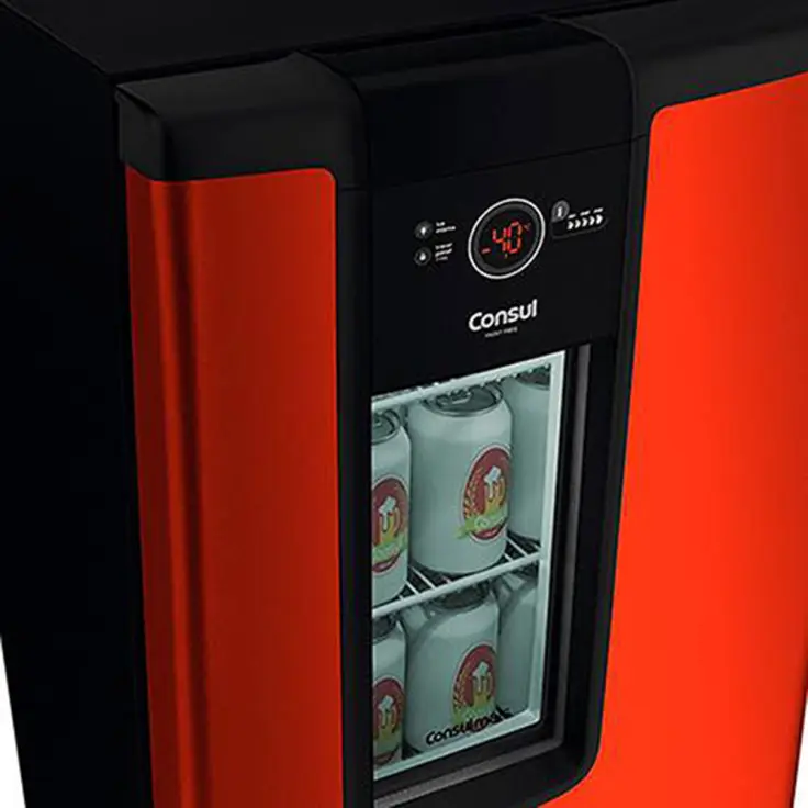 CERVEJEIRA CONSUL CZD12AVBNA 82LT VERMELHA 220V