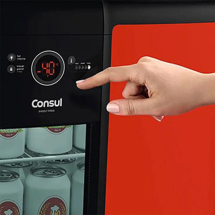 CERVEJEIRA CONSUL CZD12AVBNA 82LT VERMELHA 220V 3