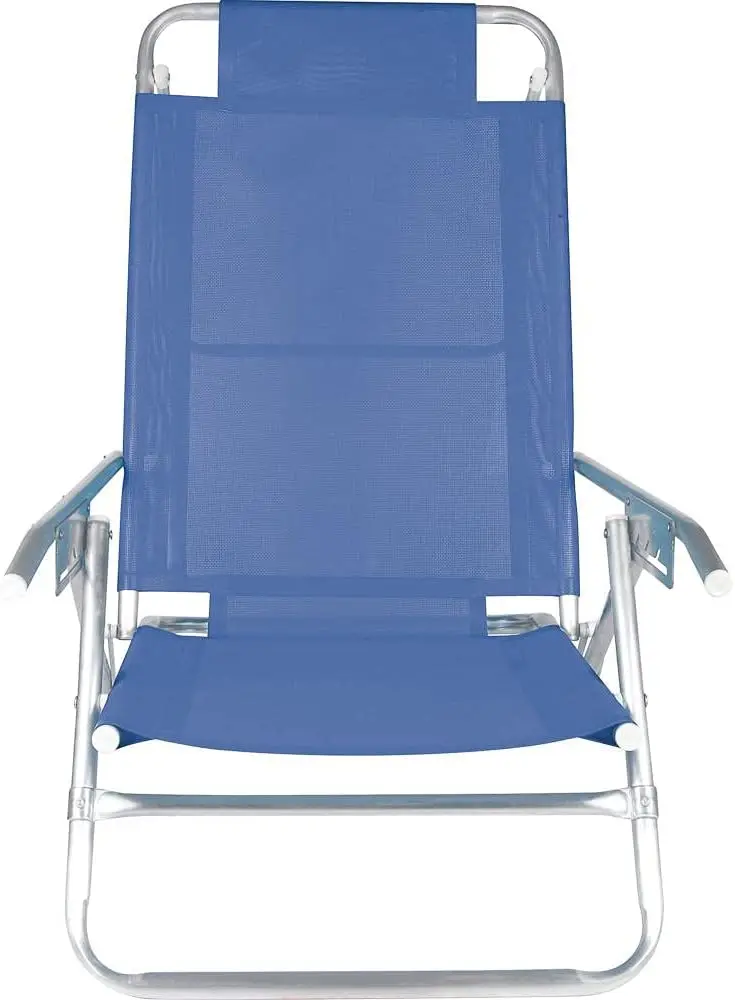 CADEIRA PRAIA RECLINAVEL MOR 2139 ALUMINIO SORTIDA 5P 5