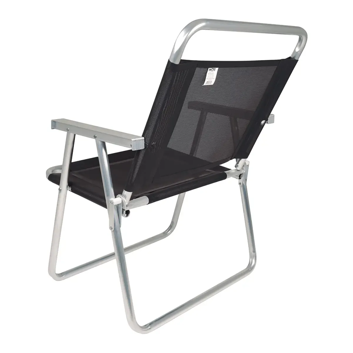 CADEIRA PRAIA MOR ALTA 2153 ALUMINIO OVERSIZE PRETO 4