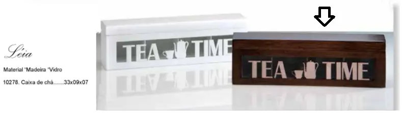 CAIXA CHA LIMOEIRO 10278 LEIA MADEIRA