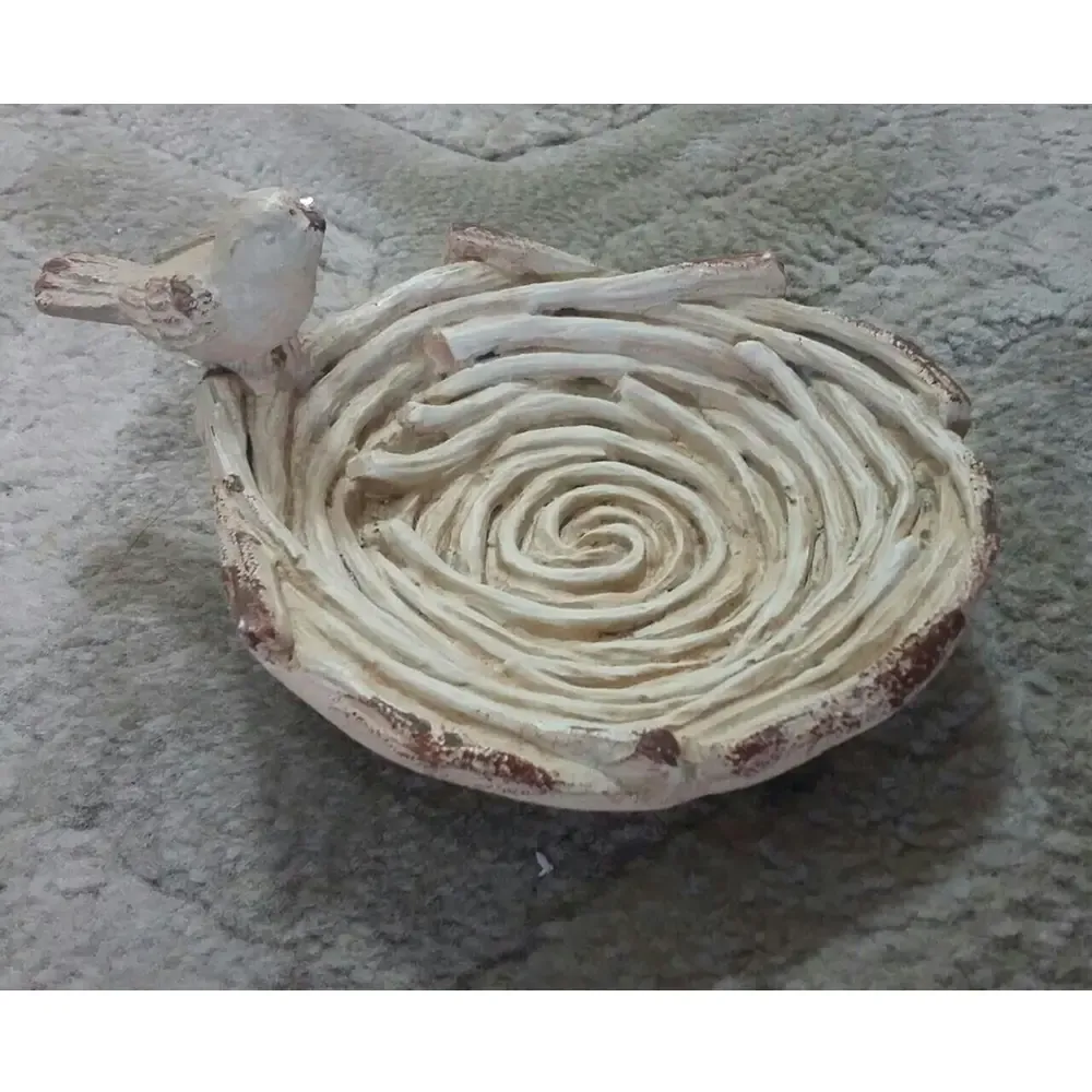 NINHO PASSARO CASA BONITA 103242 RESINA BEGE 2