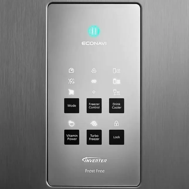REFRIGERADOR PANASONIC NR-BB53PV3XB 425LT FROST FREE INVERSE/INVERTER INOX 220V 5