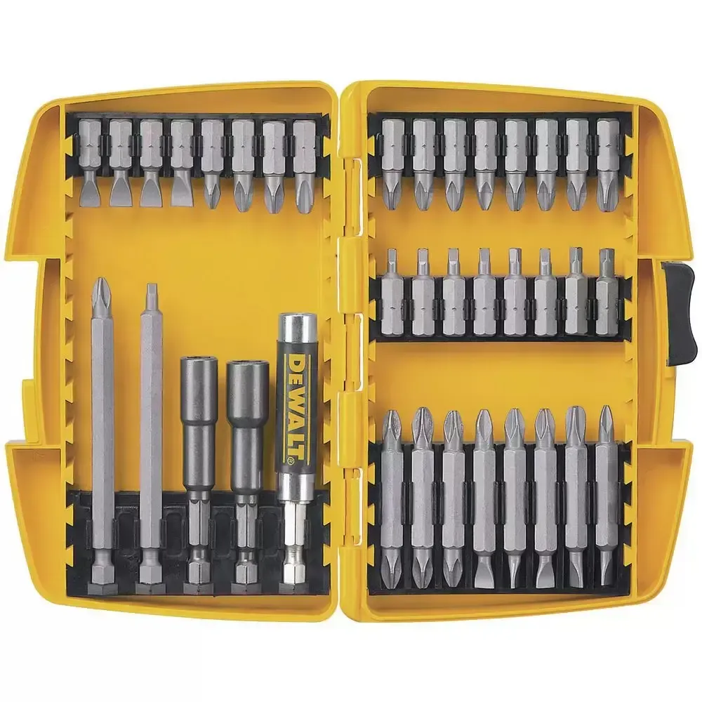 CONJUNTO PONTEIRAS DEWALT 37 PECAS PARAFUSAR C/ESTOJO