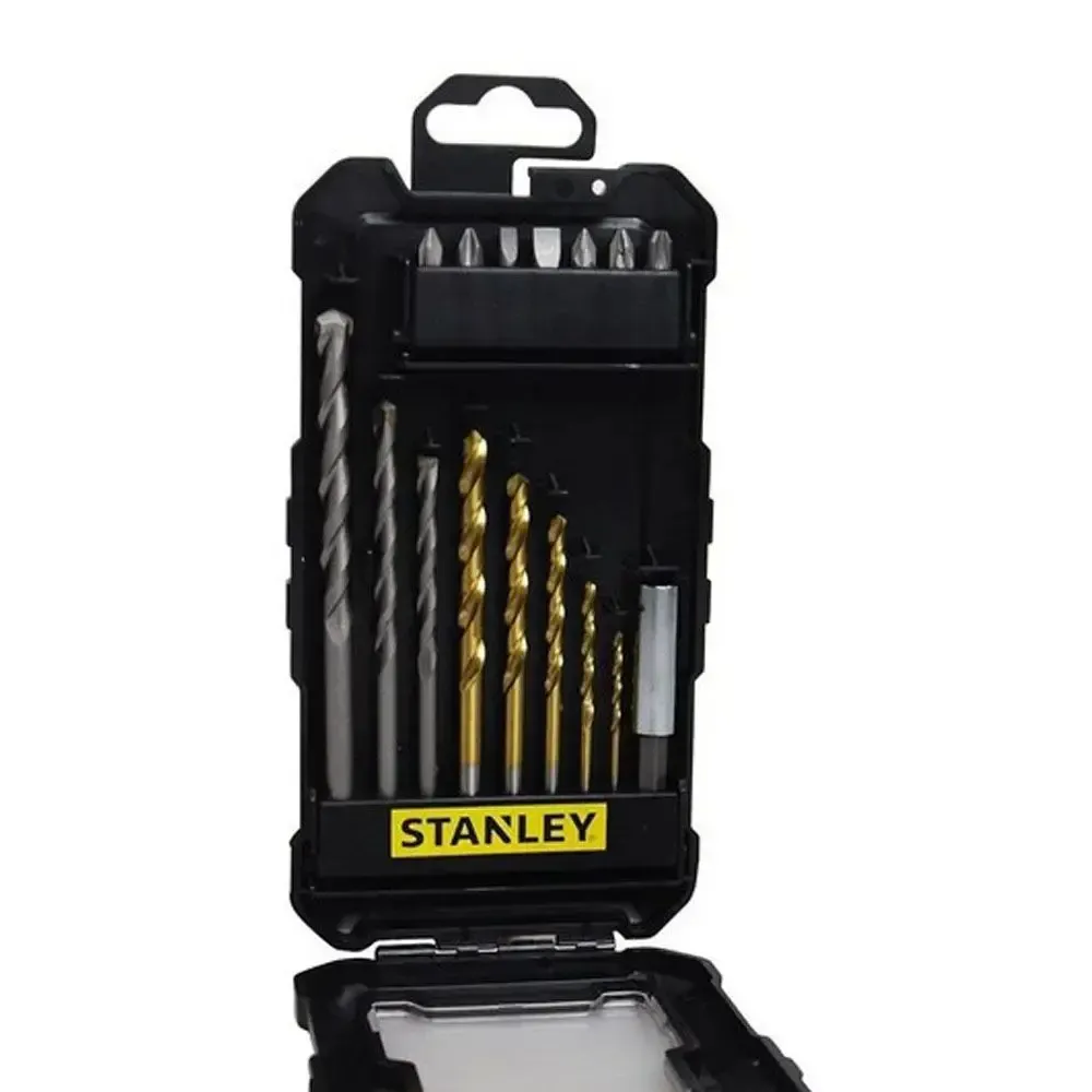 CONJUNTO FURAR PARAFUSAR STANLEY 16 PECAS(8 BROCAS) 2