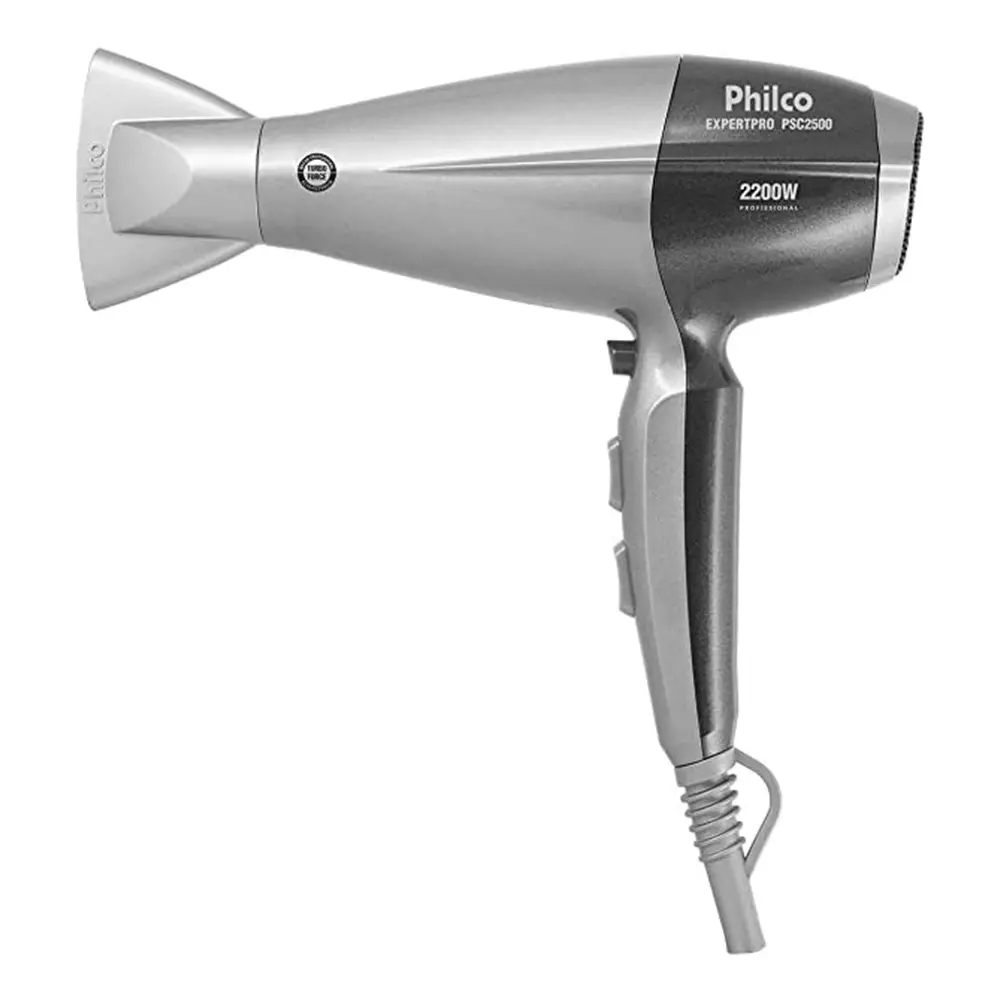 SECADOR CABELO PHILCO EXPERTPRO PSC2500 MOTOR AC 2.200W 220V ANTIGO:BRITANIA SP3000 063502050