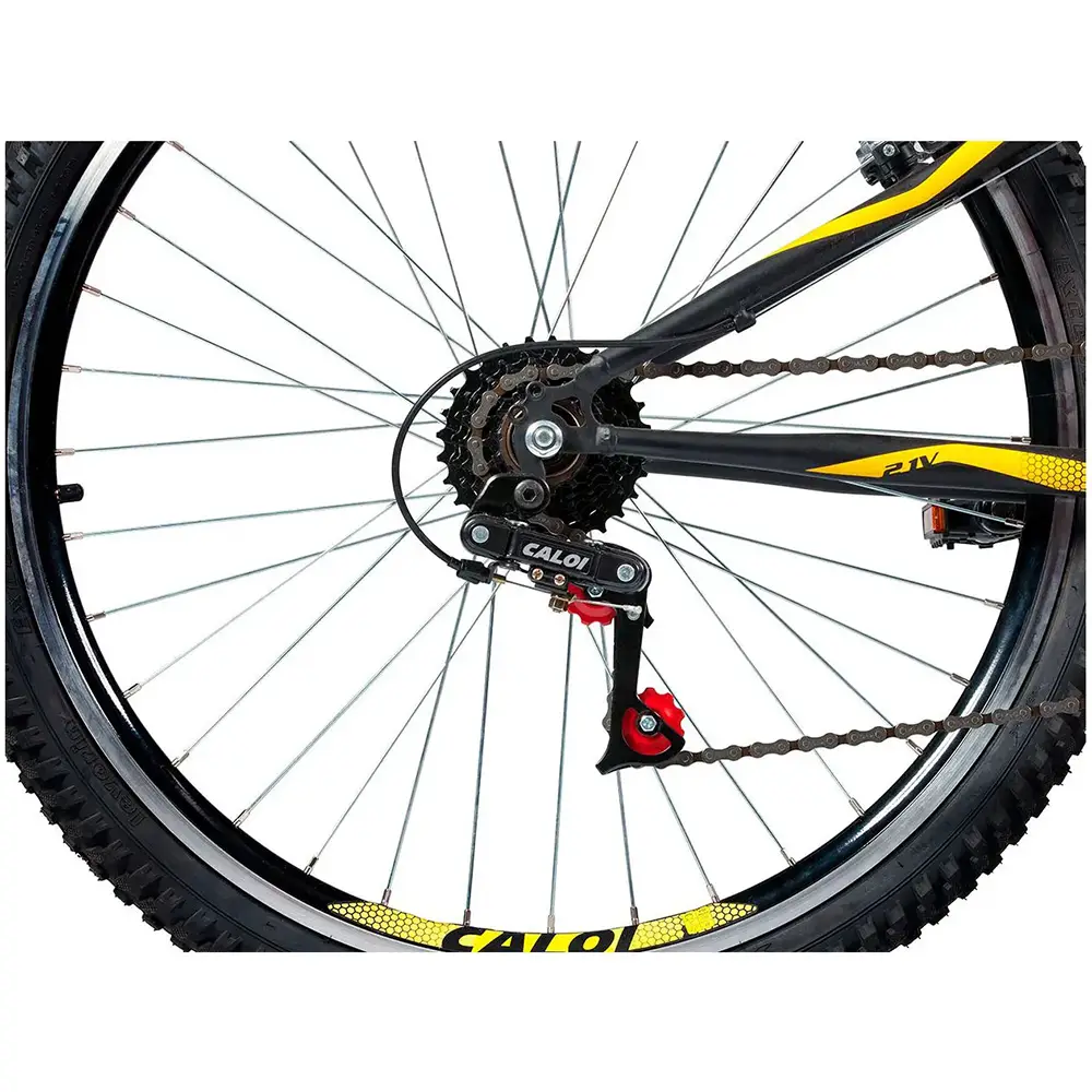 BICICLETA A26 CALOI ANDES PRETA 21V 3