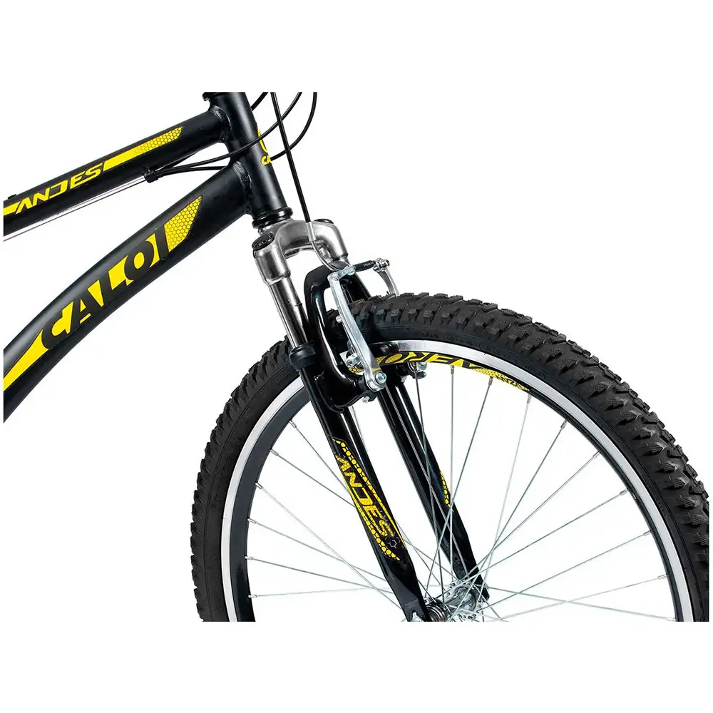 BICICLETA A26 CALOI ANDES PRETA 21V 4