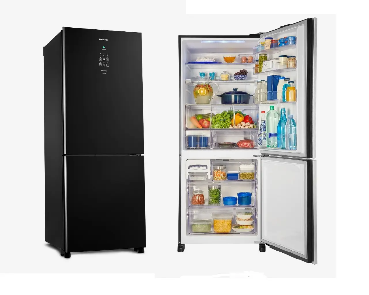 REFRIGERADOR PANASONIC NR-BB53GV3BB 425LT FROST FREE INVERSE/INVERTER PRETA 220V