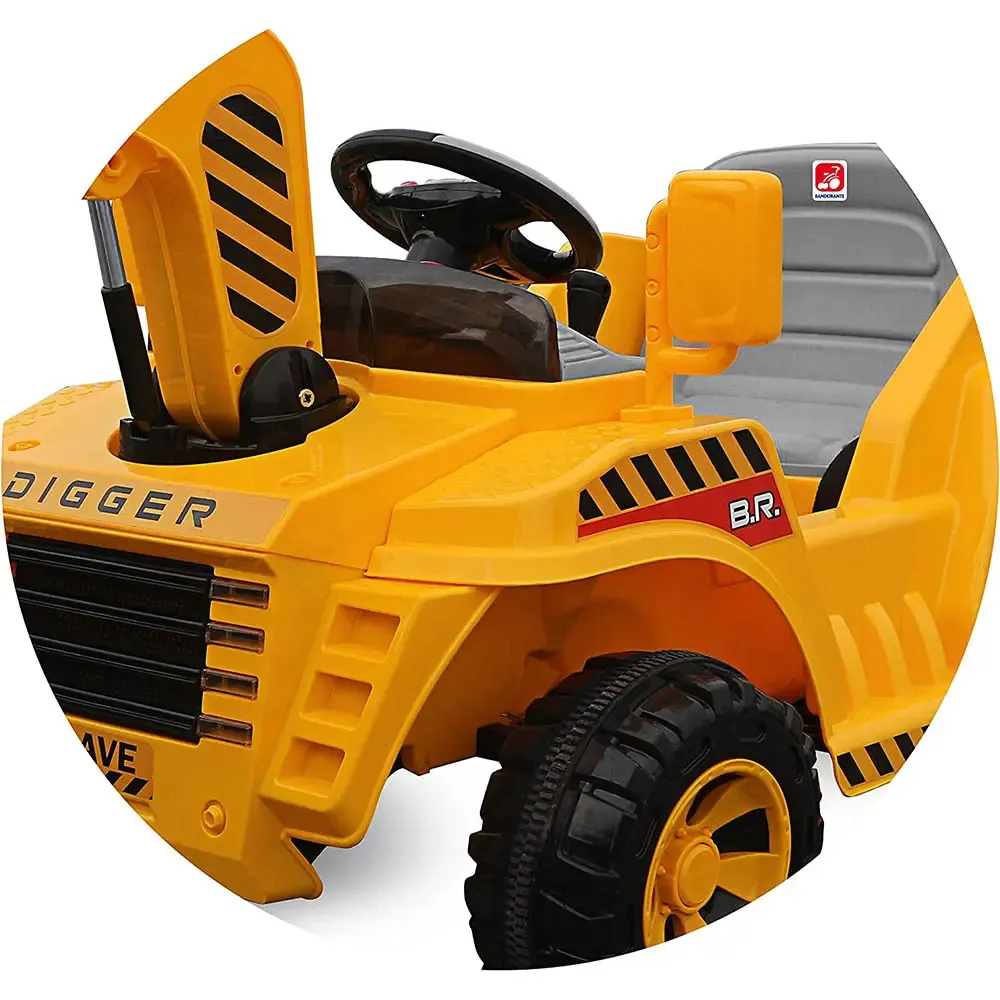 QUADRICICLO BANDEIRANTE ELETRICO 2642 TRATOR 12V AMARELO 5