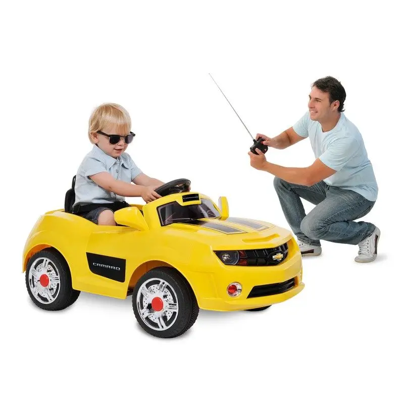 QUADRICICLO BANDEIRANTE ELETRICO 2614 CAMARO 6V AMARELO C/CONTROLE