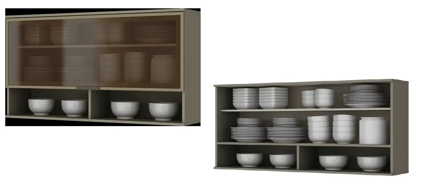 AEREO HENN CONNECT 1.20X0.67 1PT BASC. C/VIDRO REFLECTA C59-23 DUNA