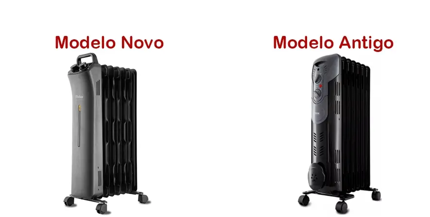 AQUECEDOR OLEO PHILCO PAQ1520P 1500W PRETO  220V ANTIGO:PAQ1500P