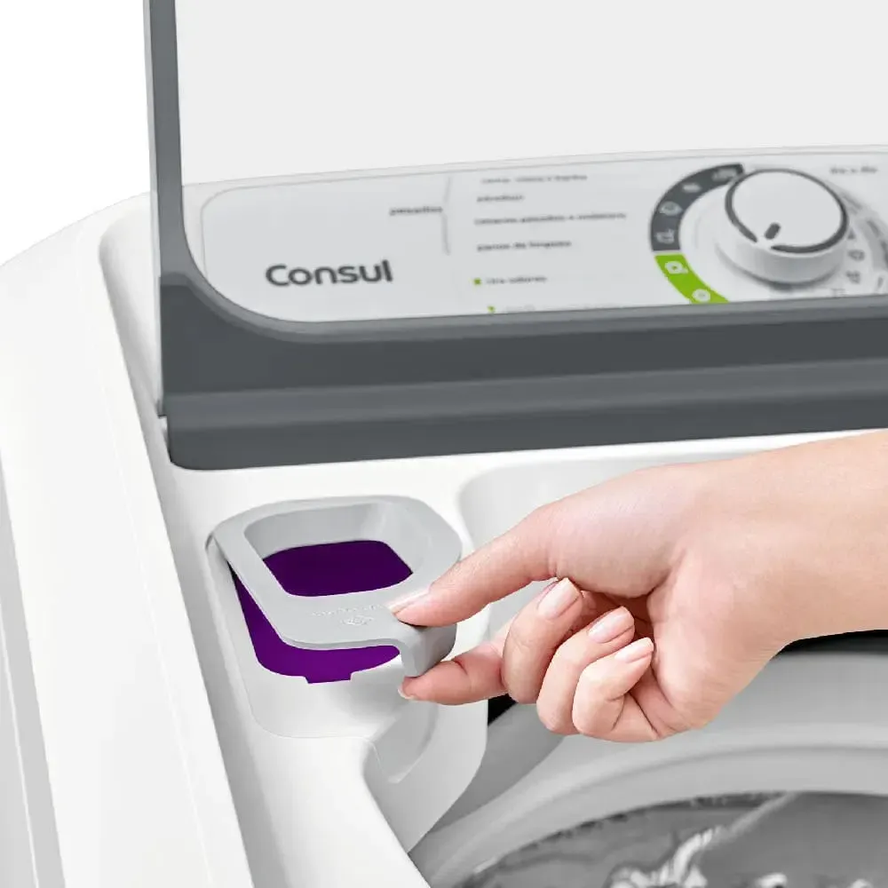 LAVADORA CONSUL CWL16ABBNA 16KG BRANCA 220V 11