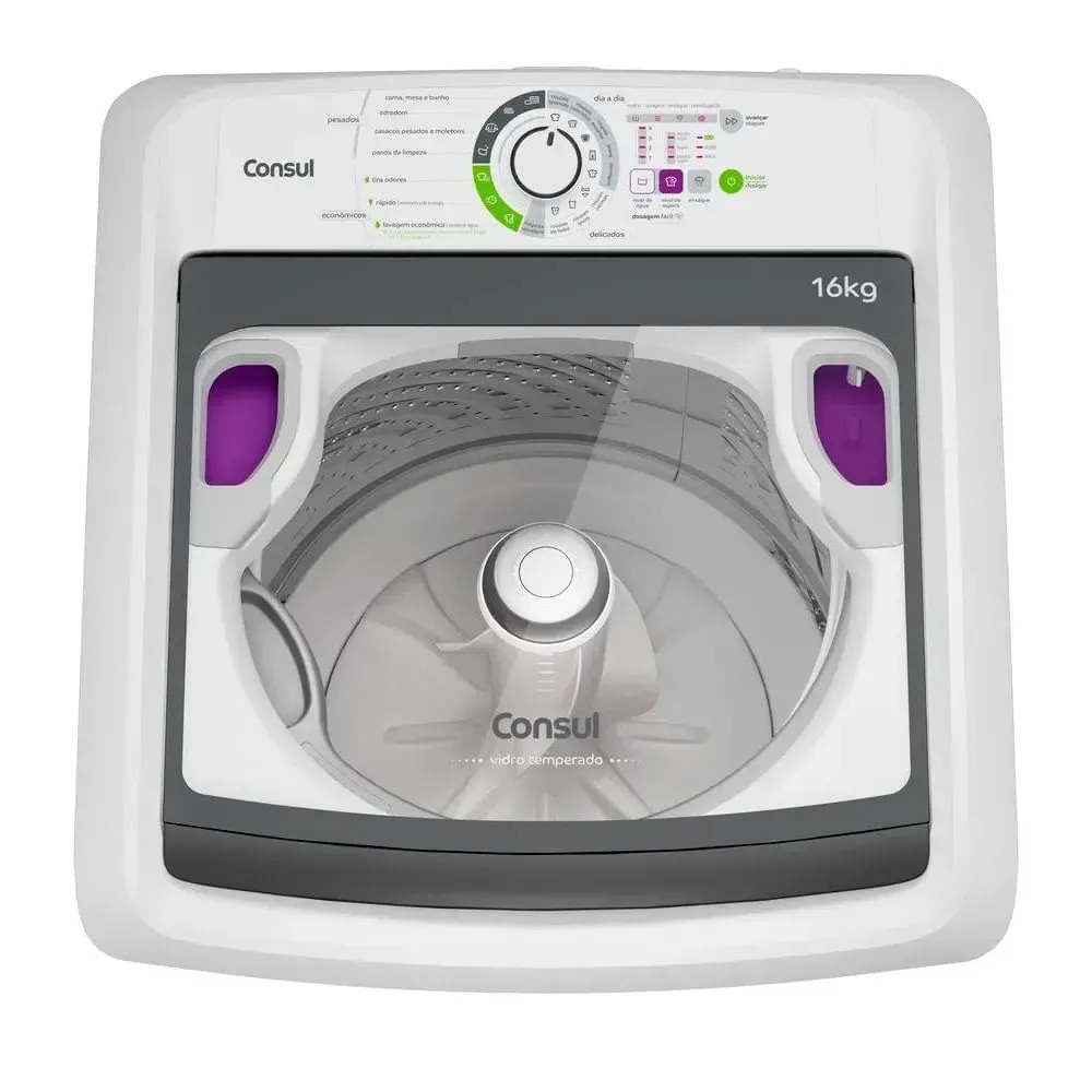 LAVADORA CONSUL CWL16ABBNA 16KG BRANCA 220V 3