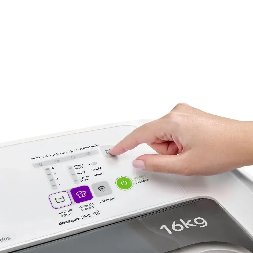 LAVADORA CONSUL CWL16ABBNA 16KG BRANCA 220V 9