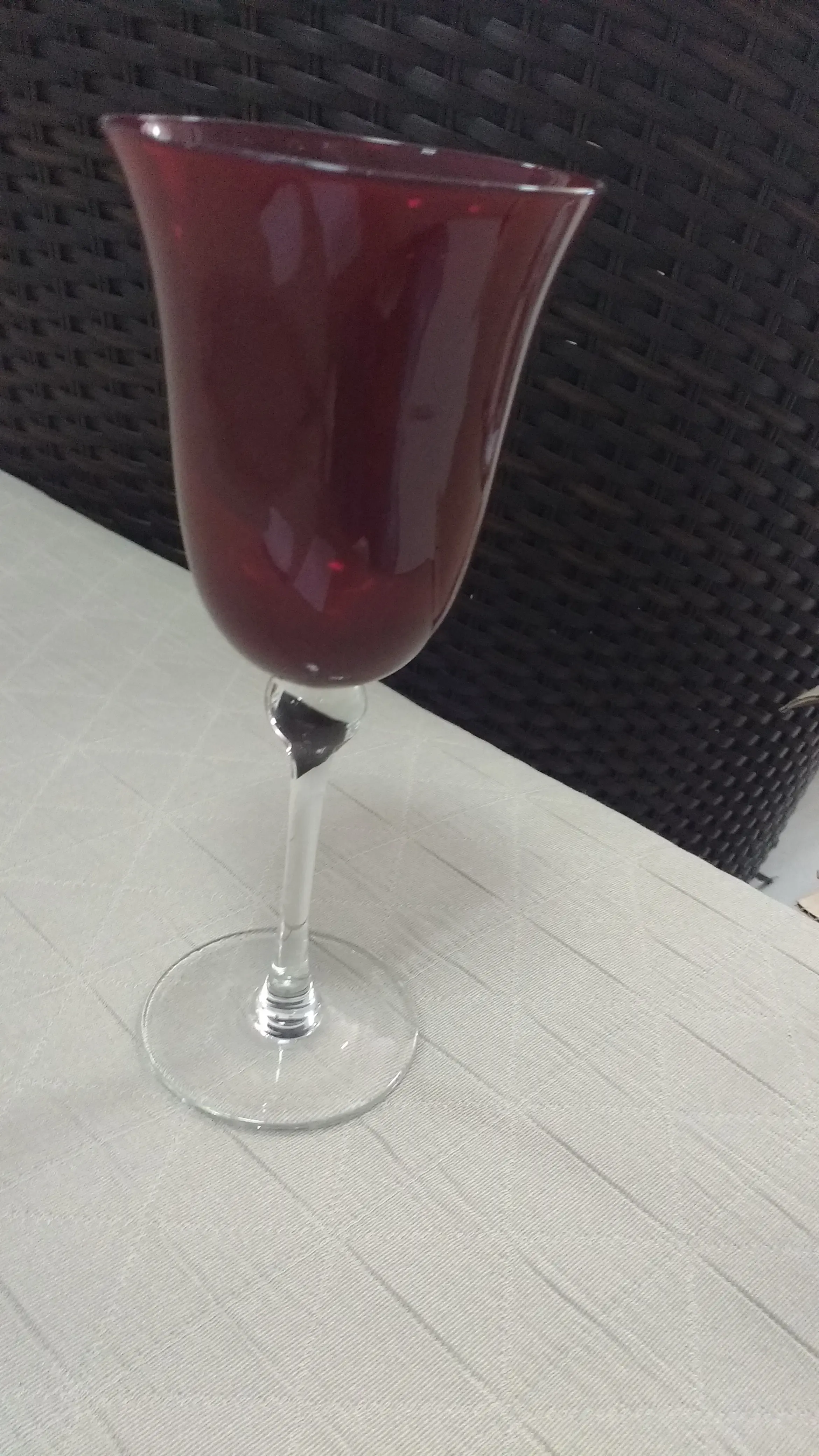 TACA AGUA MONTARTE 325ML VERMELHA