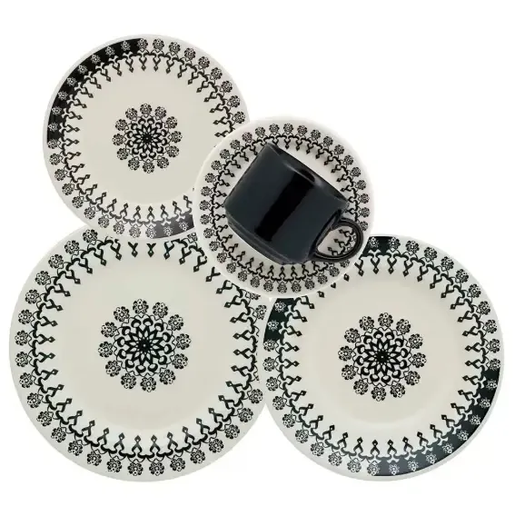 APARELHO JANTAR BIONA DONNA 30PC FOLK (OXFORD)