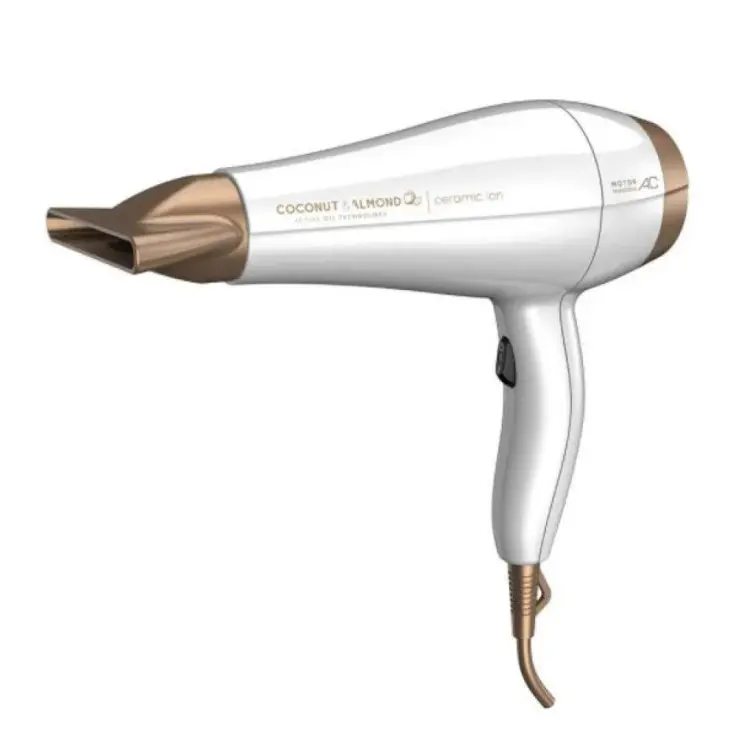 SECADOR CABELO GAMA COCONUT&ALMOND CERAMIC ION 2.000W 220V ANTIGO:KERATION ROSA