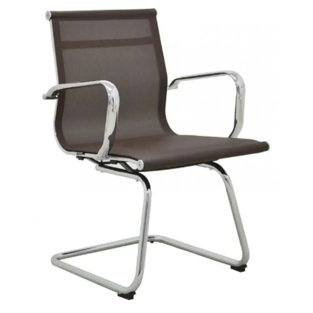 CADEIRA OFFICE RIVATTI SEVILHA FIXA TELA CAFE(BL)