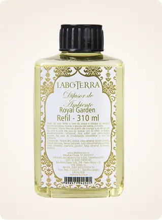 REFIL AROMATIZADOR LABOTERRA 1696 ROYAL GARDEN 310ML