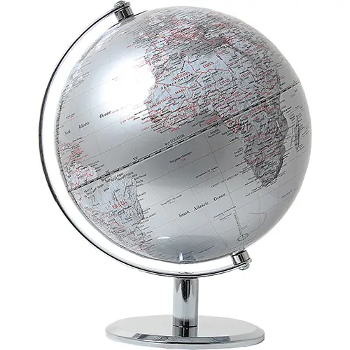 GLOBO GOODS 49012 DESIGN PRATA BASE CROMADA