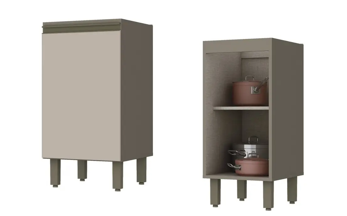 BALCAO HENN CONNECT 0.35CM 1PT S/TAMPO C61-35 DUNA/CRISTAL