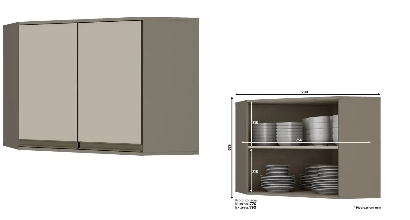 AEREO HENN CONNECT 0.79X0.67 2PT CANTO OBL. C57-35 DUNA/CRISTAL