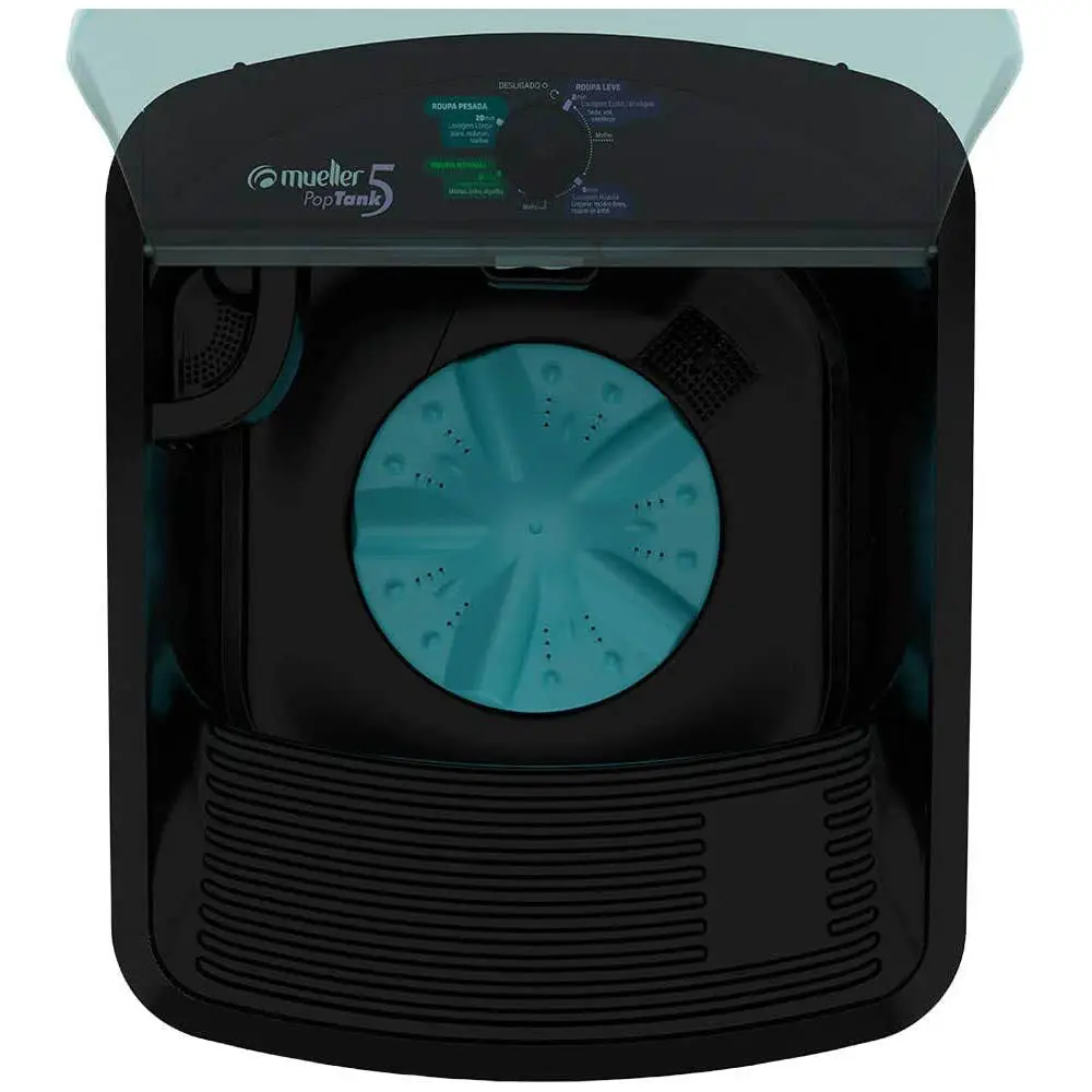 LAVADORA MUELLER POPTANK 5KG PRETA 600005019 220V 4