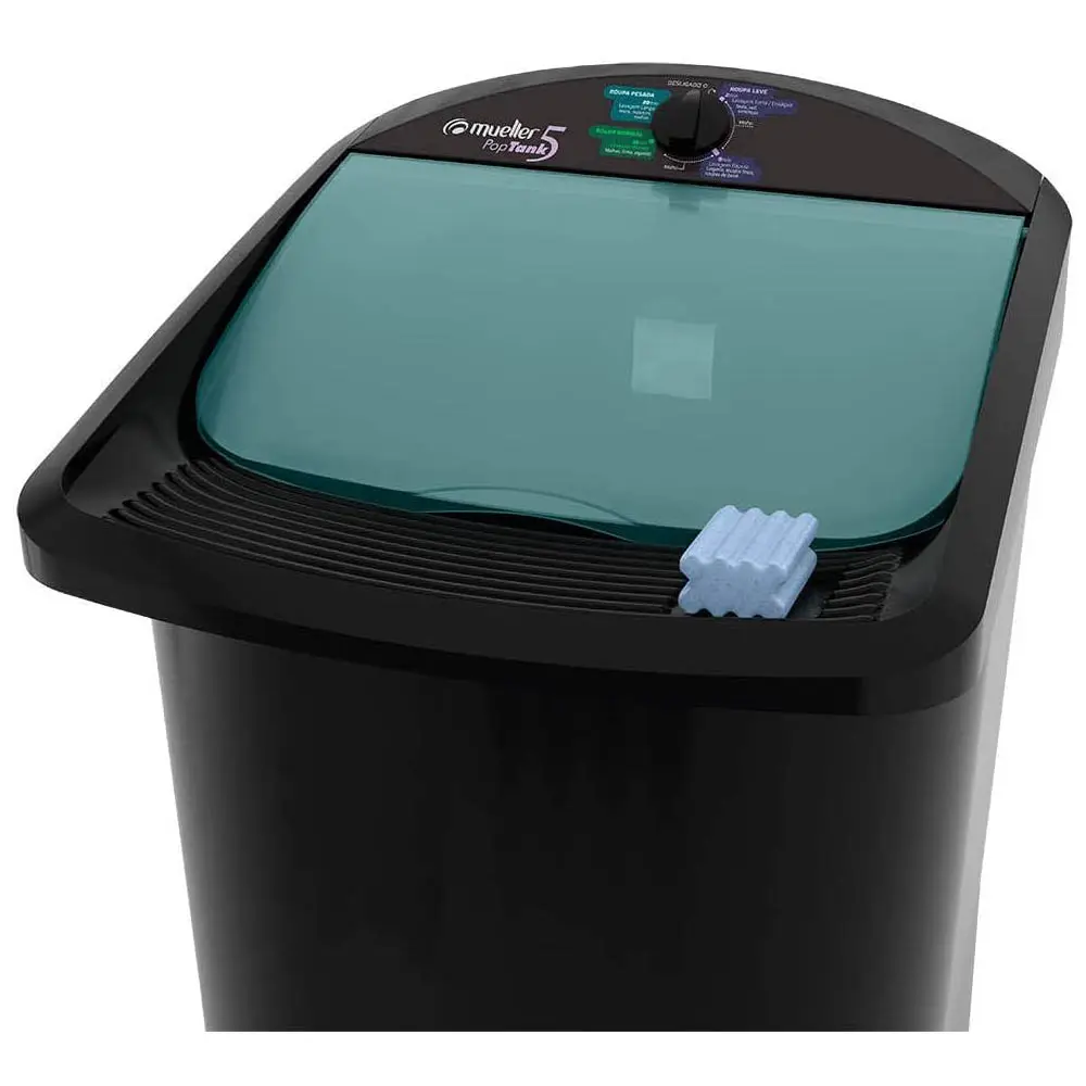 LAVADORA MUELLER POPTANK 5KG PRETA 600005019 220V 7