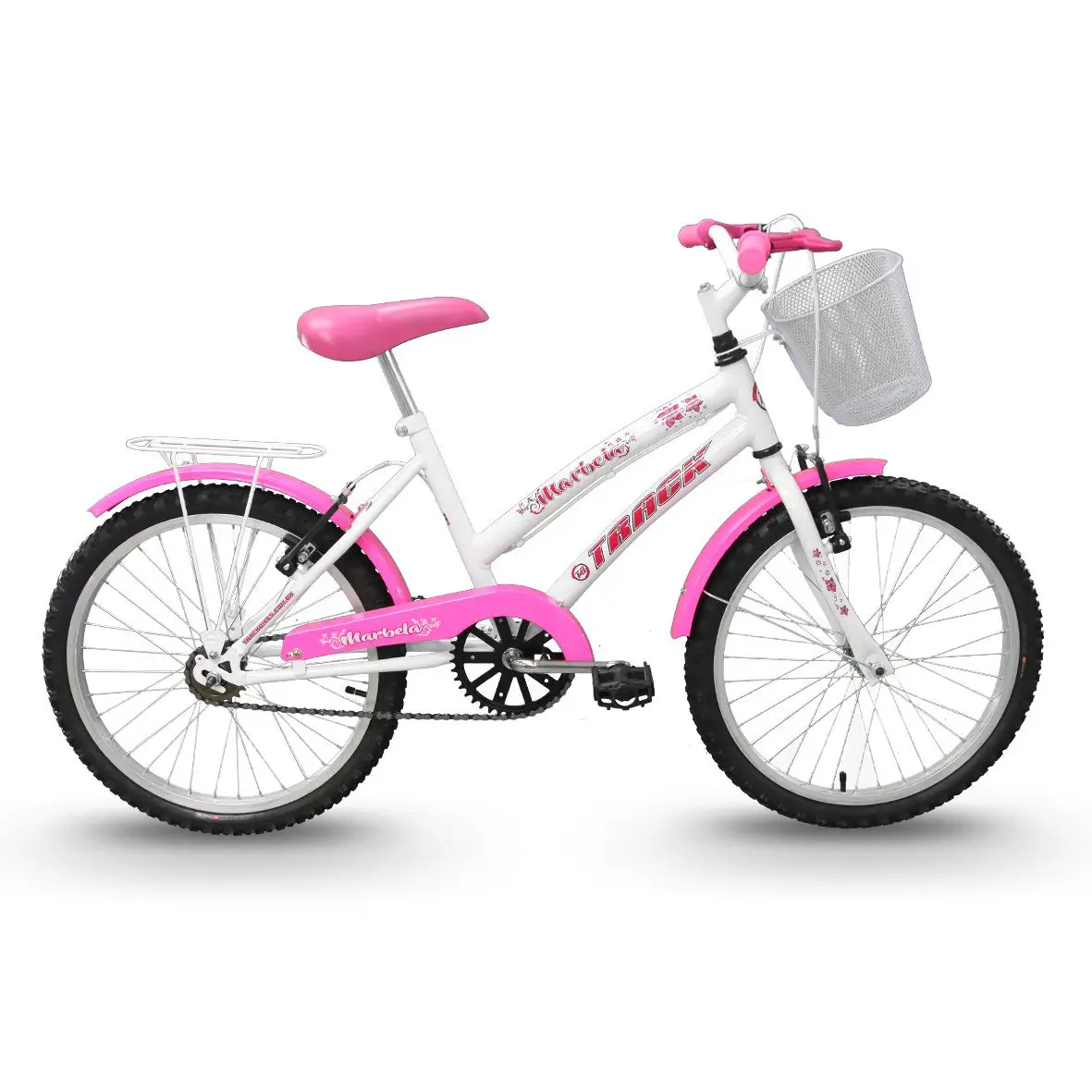 BICICLETA A20 TRACK MARBELA BRANCO/ROSA