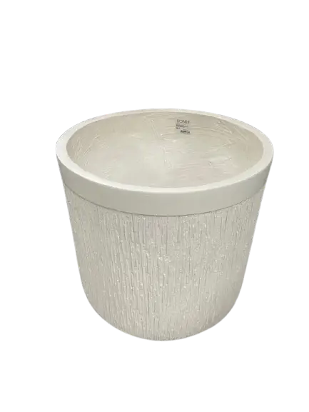 VASO FIBROCIMENTO FLORARTE 96181001 OFF WHITE G(BL)