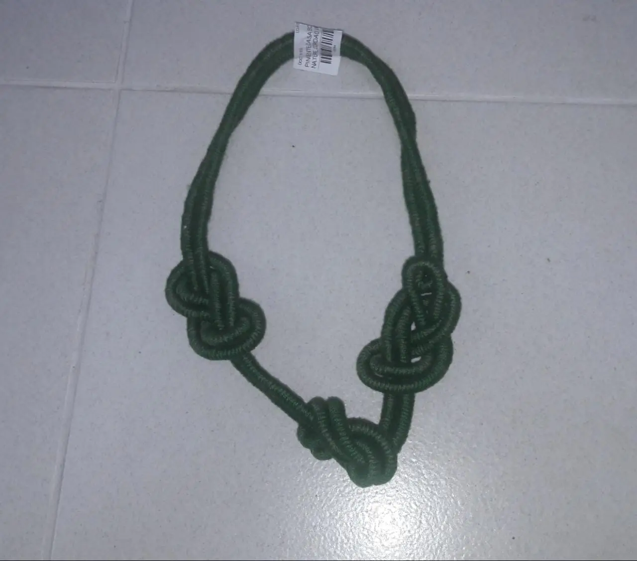 PINGENTE CASA BONITA 104771 NATURE CORDAO VERDE