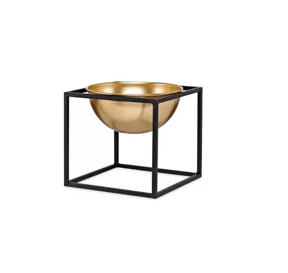 VASO MART 09407 DOURADO EM METAL GRANDE(BL)