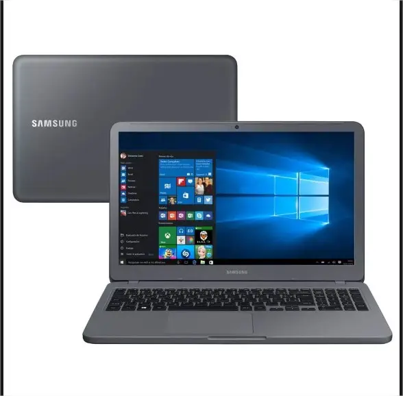 NOTEBOOK SAMSUNG 15.6" NP350 CELERON 3865U W10 4GB/500GB PRETO