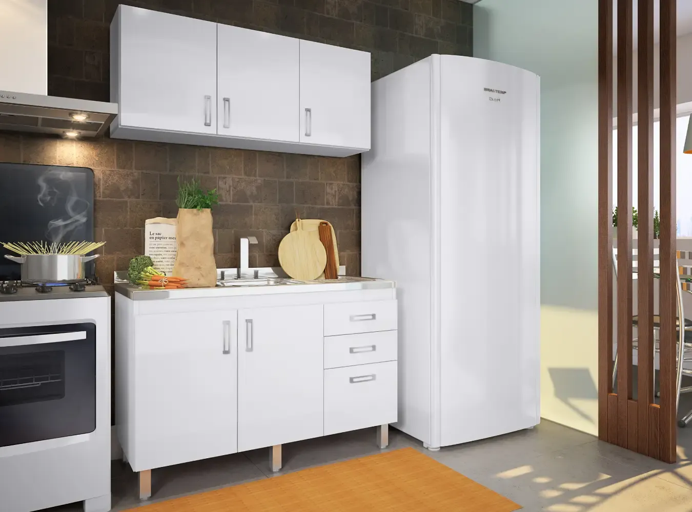 AEREO CADORIN VITORIA 1.20MT 2055 MDP BRANCO