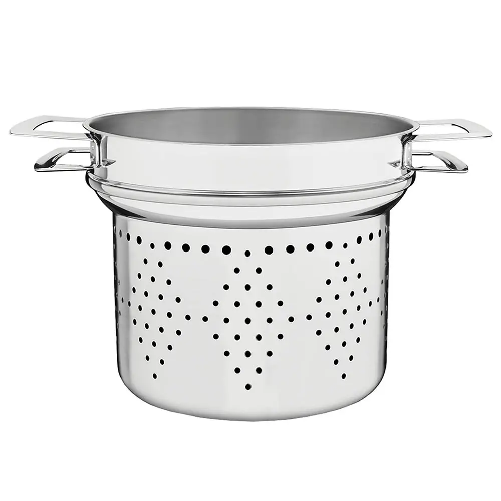JOGO PANELA COZI-PASTA TRAMONTINA INOX 2PC 65400/410 BRAVA 4